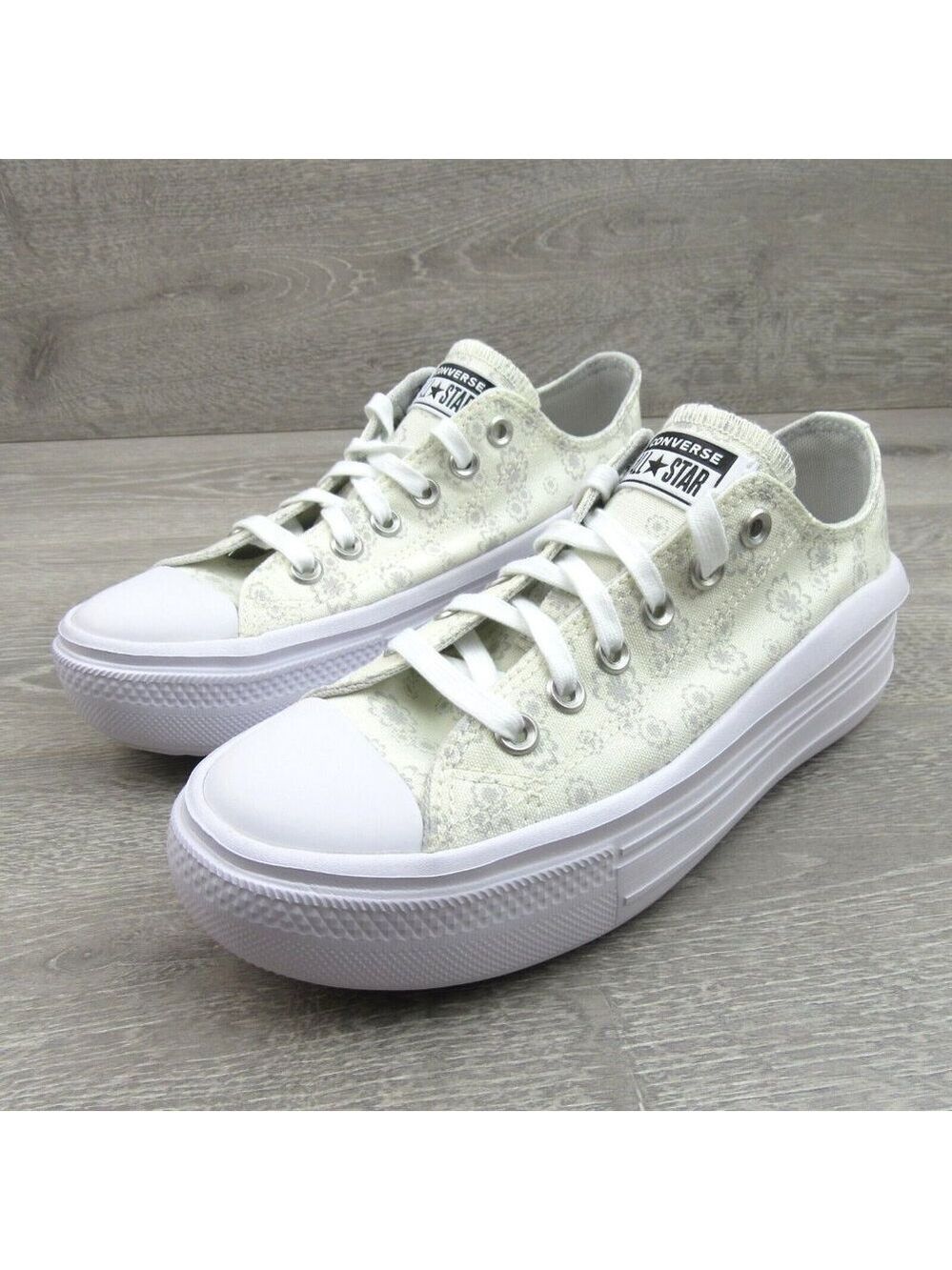 Converse Chuck Taylor All Star Move OX Floral Shoes Women's Size 8 NEW - Picture 4 of 15